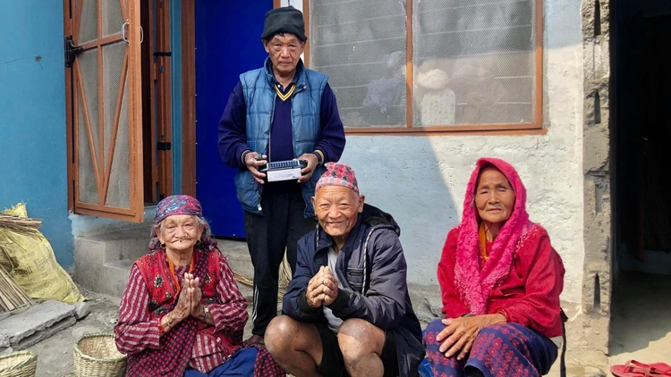 Group Photo of Elderly People